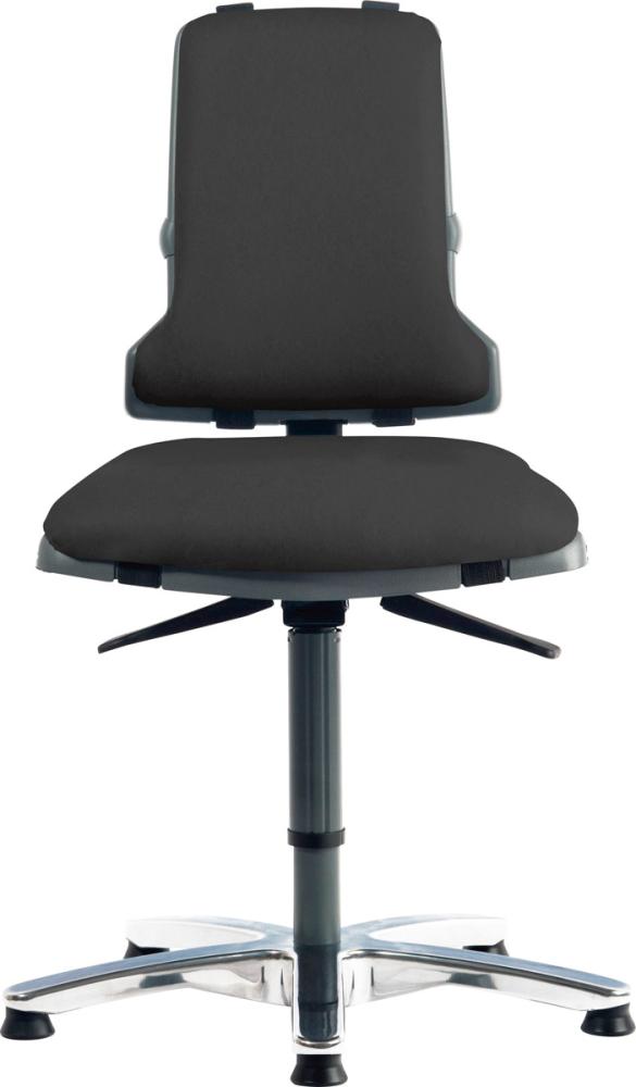 Artikelhauptbild Bimos Arbeitsstuhl 9816-2571 Sintec 160 Sitzhöhe 450-600 mm Gleiter,Ku-Leder schwarz