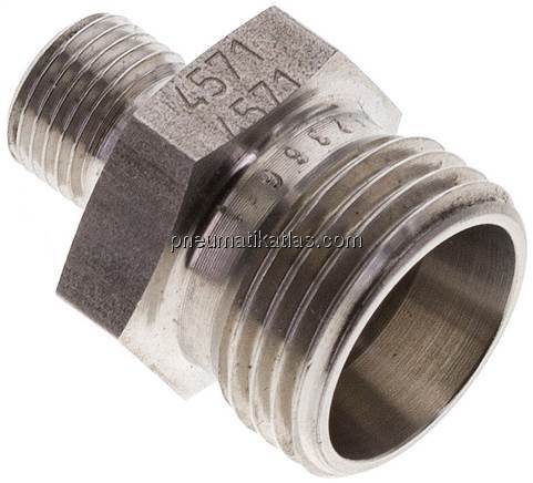 Gerade Schneidringverschr. G 1/8"-12 L (M18x1,5), ohne Mutter & Schneidring, 1.4