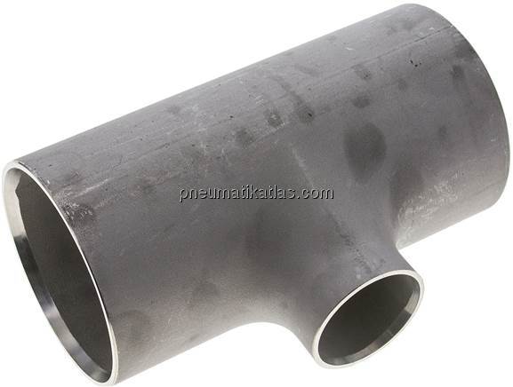 T-Stück 88,9x2,3mm - 48,3x2,0mm, 1.4541, geschweißt