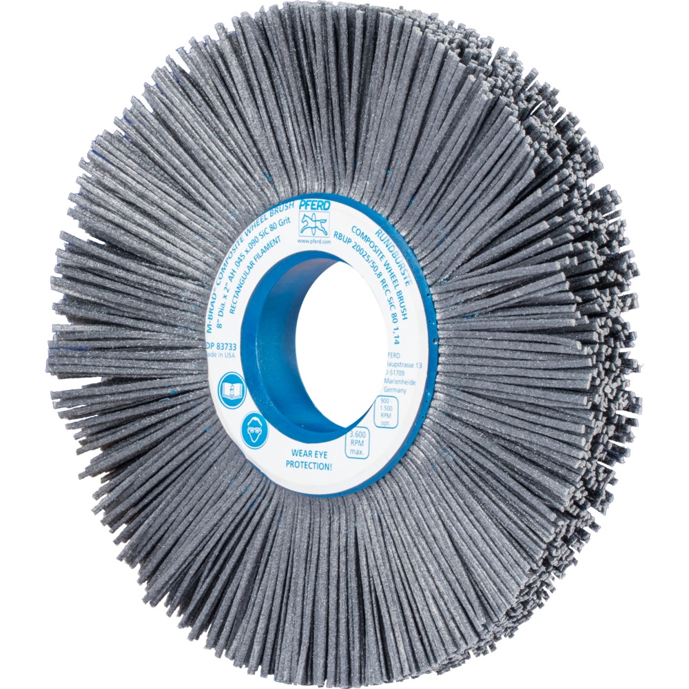 Bürsten mit Plastikkörper RBUP 20025/50,8 REC SiC 80 1,14 FLEX