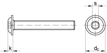 ISO 7380 -2 A 2 M 8 x 20 A 2 Artikelbild