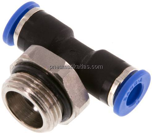 T-Steckanschluss G 3/8"-6mm, IQS-Standard