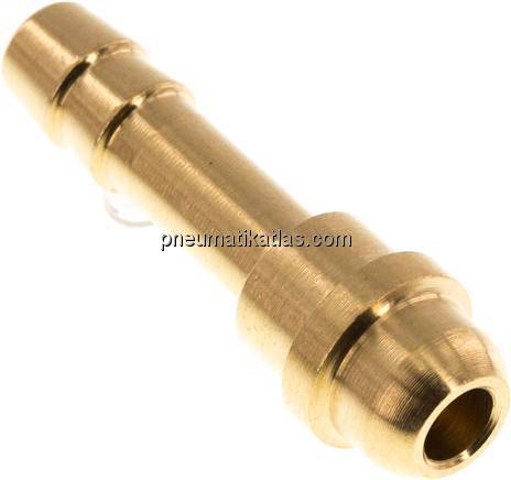 Tülle Messing, G 1/4"-6 (1/4")mm, ohne Mutter