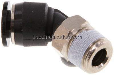 45°-Steckanschluss R 1/8"-6mm, IQS-Mini 45°-Steckanschluss R 1/8"-6mm, IQS-Mini