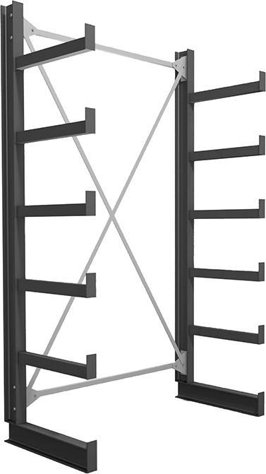 1 Feld/2 Ständer Tragkr. /Arm 200kg Ständerlast/Seite 1000 kgStänderprofil: IPE 100 1 Feld/2 Ständer Tragkr. /Arm 200kg Ständerlast/Seite 1000 kgStänderprofil: IPE 100