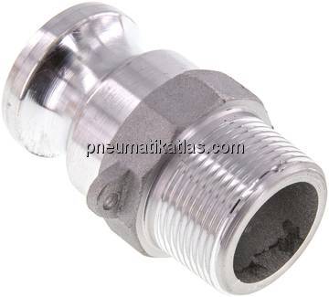 Kamlock-Stecker (F) R 1-1/4"(AG), Aluminium