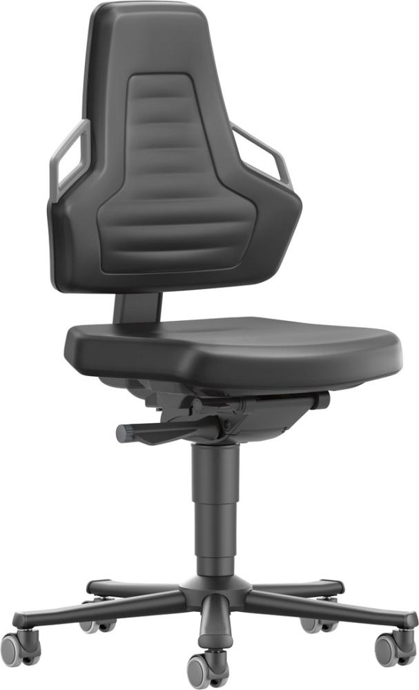 Bimos Arbeitsstuhl Nexxit 2 Griff grau Sitzhöhe 450-600 mm Kst. schwarz,mit Rollen