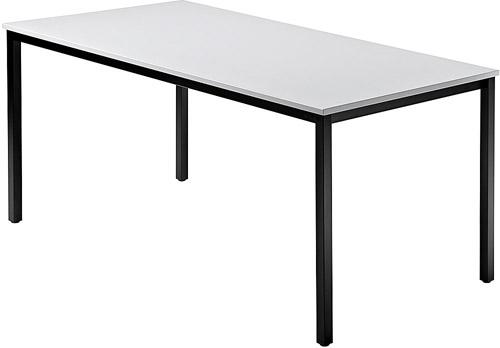 Besprechungstisch 160x 80lichtgrau/schwarz
