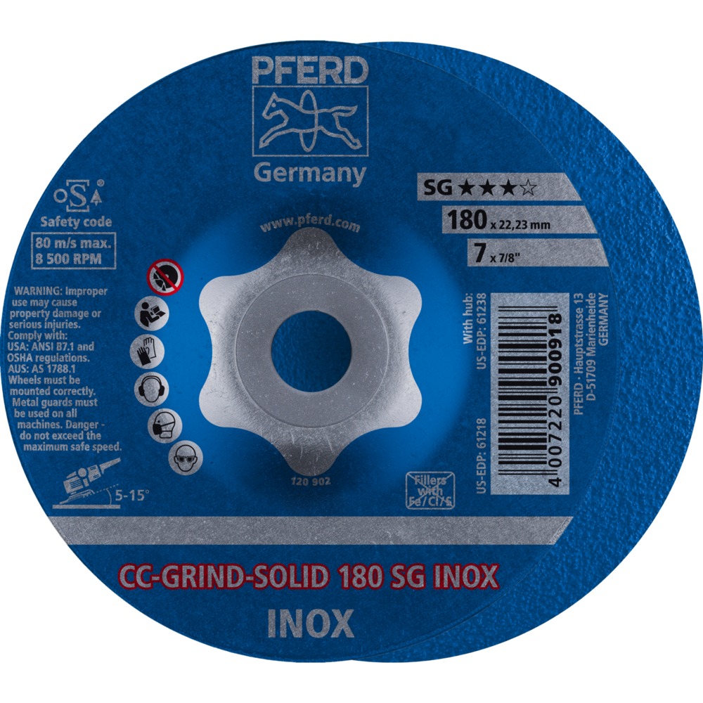 CC-GRIND (inkl. SOLID, FLEX, STRONG) CC-GRIND-SOLID 180 SG INOX