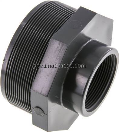 Reduziernippel G 4"(AG)-Rp 2"(IG), PVC-U