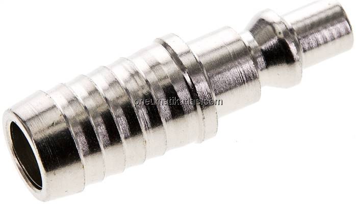 Kupplungsstecker (ARO/ORION) 13 (1/2")mm Schlauch, Stahl gehärtet & vernickelt Kupplungsstecker (ARO/ORION) 13 (1/2")mm Schlauch, Stahl gehärtet & vernickelt