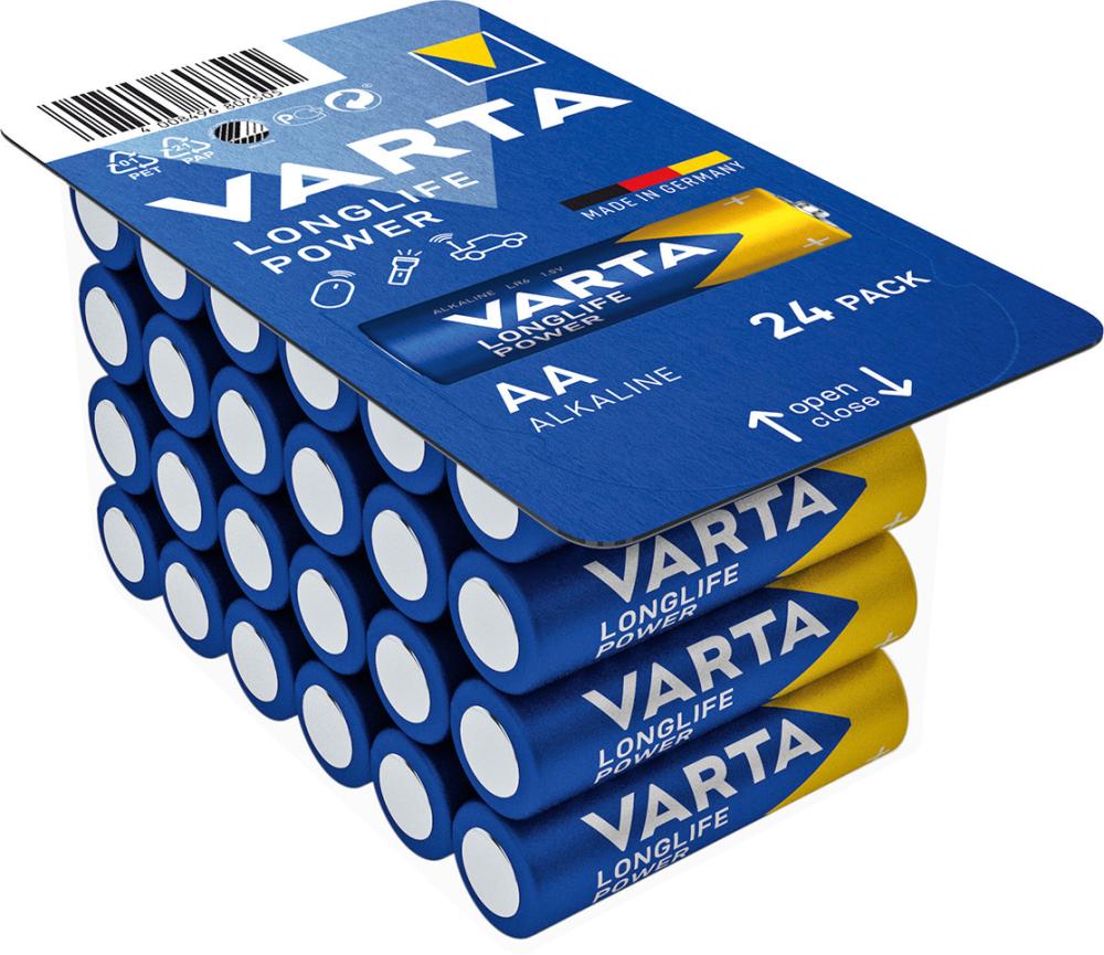 VARTA Batterie Longlife Power AA, Big Box 24-er