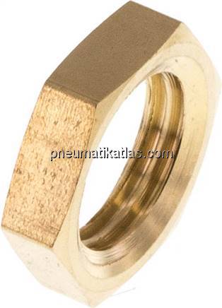 Gegenmutter G 1/4", Messing