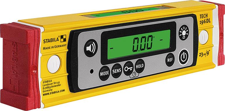 Elektronik-Wasserwaage TECH 196 DL 23cm IP 67 Stabila