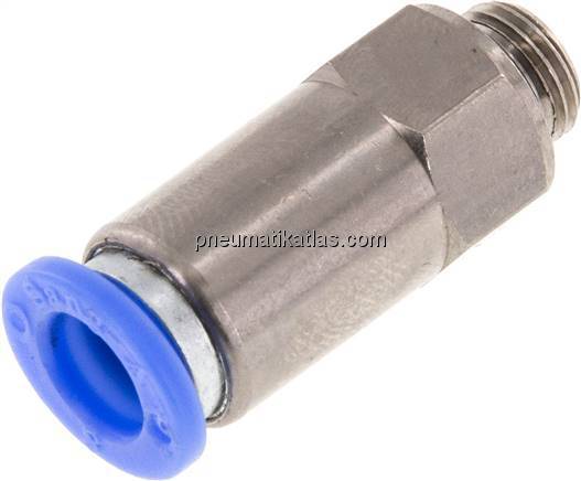 Rückschlagventil G 1/8"-8mm, Durchfluss vom Gewinde zum Schlauch, IQS-Standard