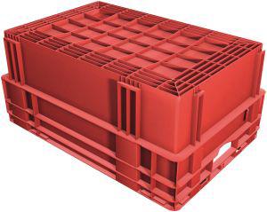 Drehstapelbehälter DTK 600x400x420 mm rot LA-KA-PE