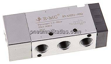 5/2-Wege Pneumatikventil, G 1/4", Federrückstellung