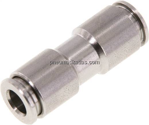 Gerader Steckanschluss 6mm, IQS-Edelstahl