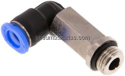 Winkel-Steckanschluss, lang G 1/8"-6mm, IQS-Mini Winkel-Steckanschluss, lang G 1/8"-6mm, IQS-Mini