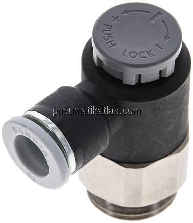 Kompakt-Drosselventil G 1/2"-10mm,zu- und abluftregelnd