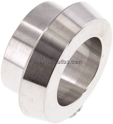 Kegelstutzen (Milchgewinde) 44mm Kegel-33,7mm, 1.4301