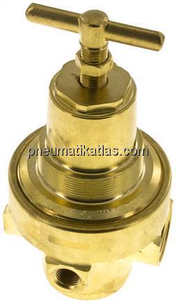 Druckregler, Messing, G 1/2", 0,5 - 8bar (für CO2)