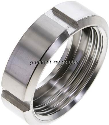 Nutmutter (Milchgewinde) Rd 58 x 1/6", 1.4404 Nutmutter (Milchgewinde) Rd 58 x 1/6", 1.4404