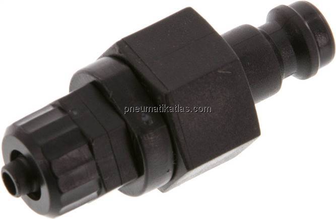 Kupplungsstecker (NW5) 6x4mm Schlauch, POM