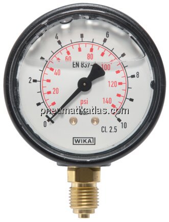 Exemplarische Darstellung: Glycerinmanometer, senk