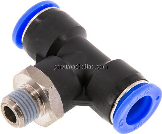 T-Steckanschluss NPT 1/4"-1/2" (12,7 mm), IQS-Inch