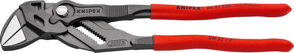 Zangenschlüssel mit Kunststoff-Griffen 250mm schwarz KNIPEX