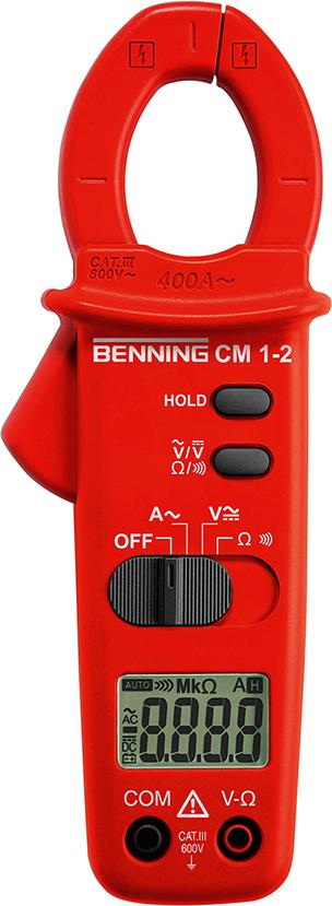 Digital-Stromzangen- Multimeter CM 1-2 Benning