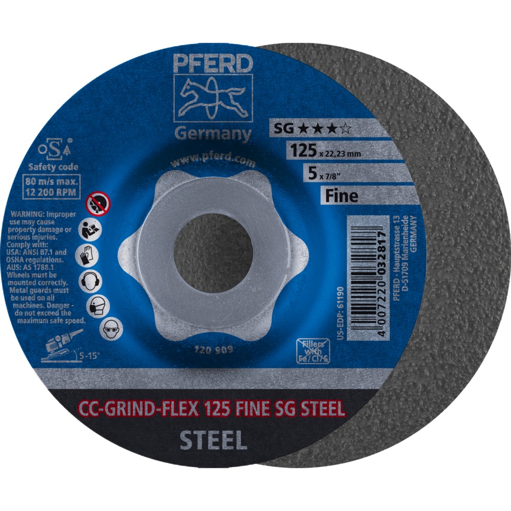 CC-GRIND (inkl. SOLID, FLEX, STRONG) CC-GRIND-FLEX 125 SG STEEL FINE