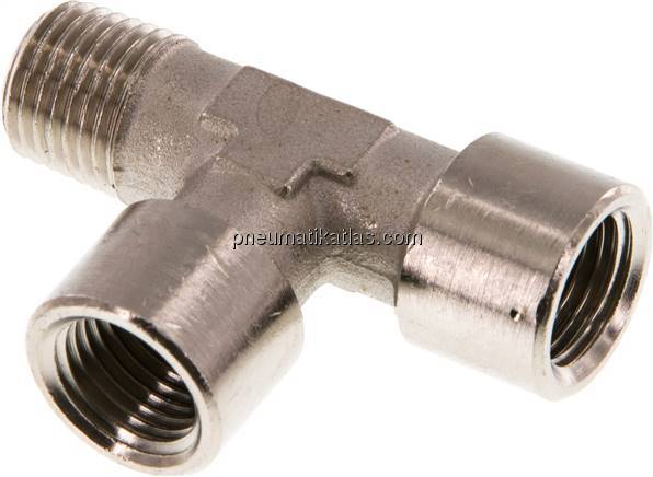 LE-Einschraubstück G 1/4"(IG)-R 1/4"(AG), Messing vernickelt