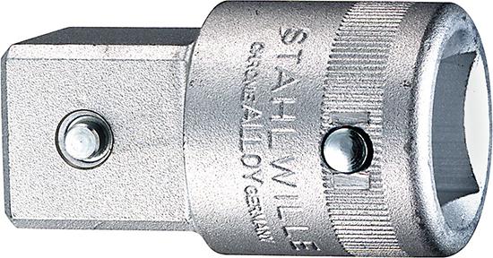 Vergrößerungsstück 3/4"-Innenvierkant auf 1."-Außenvierkant Stahlwille
