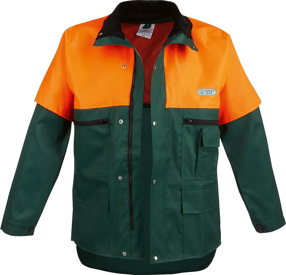 Forstjacke, Schnittschutz, Gr.62-64