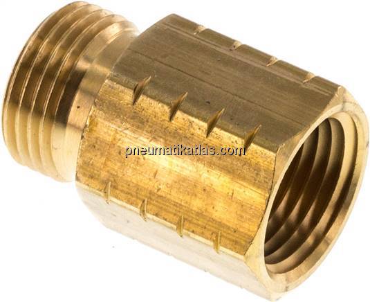 Reduziernippel G 3/8"(AG)-NPT 3/8"(IG), Messing