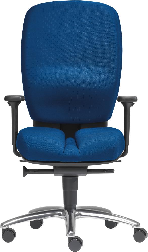 Profi-Bandscheibenstuhl Männersitz blau belastbar bis 120 kg