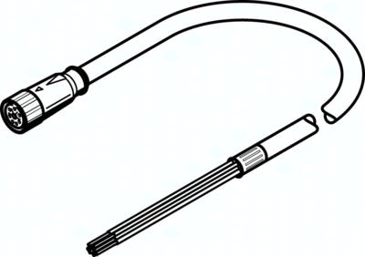 NEBM-M23G8-E-10-Q9N-LE8-1 (5391144) Motorleitung