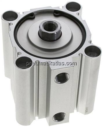 Kompaktzylinder, doppeltwirkend, Kolben 80mm, Hub 45mm Kompaktzylinder, doppeltwirkend, Kolben 80mm, Hub 45mm