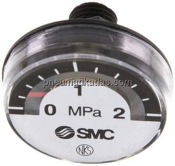 Mini-Manometer, 26mm, 0 - 2 MPa, R 1/16"