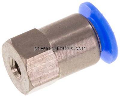 Steckanschluss Innengewinde M 3-4mm, IQS-Mini Steckanschluss Innengewinde M 3-4mm, IQS-Mini