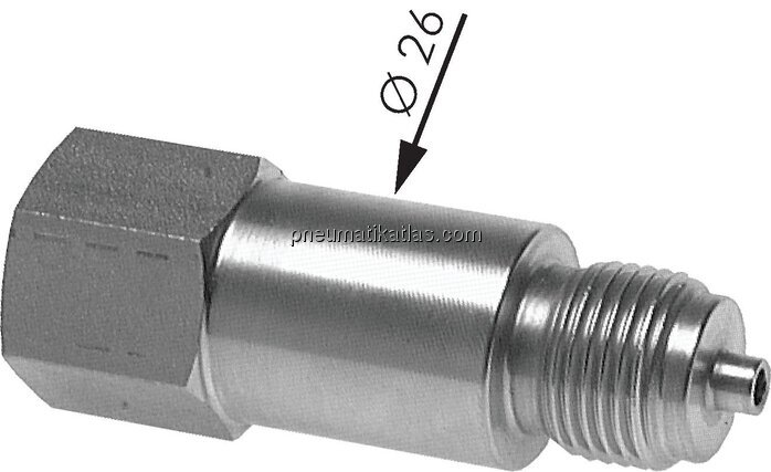 Exemplarische Darstellung: Manometer-Zwischenstück