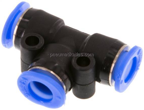 T-Steckanschluss 6mm-6mm, IQS-Mini T-Steckanschluss 6mm-6mm, IQS-Mini