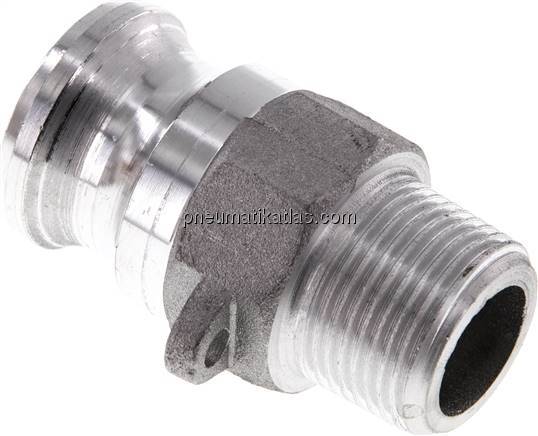 Kamlock-Stecker (F) R 3/4"(AG), Aluminium