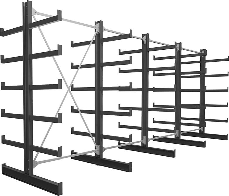4 Felder/5 Ständer Tragkr. /Arm 200kg Ständerlast/Seite 1000 kgStänderprofil: IPE 100 4 Felder/5 Ständer Tragkr. /Arm 200kg Ständerlast/Seite 1000 kgStänderprofil: IPE 100