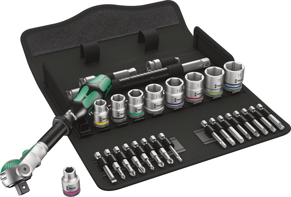 Steckschlüssel-Garnitur 3/8" ZYKLOP speed 29-teilig Wera Steckschlüssel-Garnitur 3/8" ZYKLOP speed 29-teilig Wera