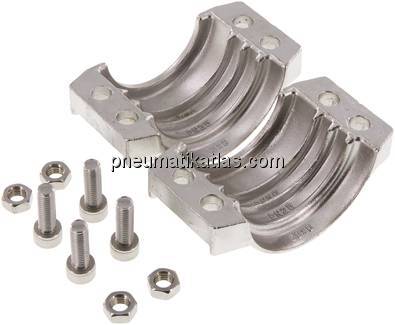 Klemmschalen 63 - 67mm, 1.4401, EN14420-3 (DIN2817) Klemmschalen 63 - 67mm, 1.4401, EN14420-3 (DIN2817)