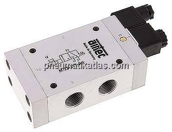 3/2-Wege Magnetventil, G 1/2", Federrückstellung (NO), 230 V AC, Standard