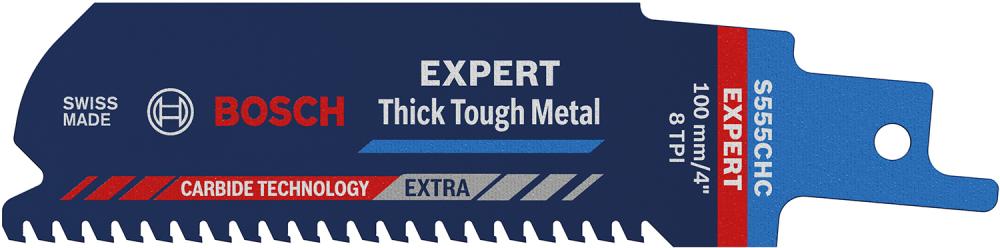 Säbelsägeblatt EXPERT S 555 CHC Bosch VE à 1 Stück Thick Tough Metal